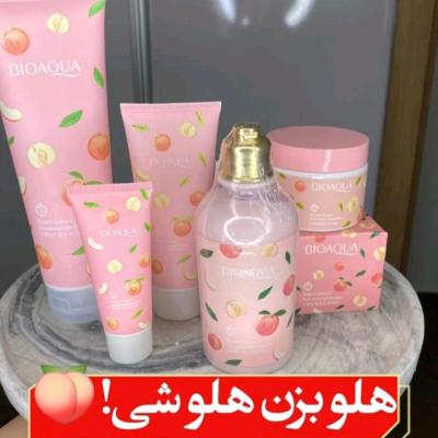 پک هلو پک آرایشی باکس آرایشی هلو 5 تیکه