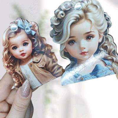 آینه چوبی طرح دخترانه مخصوص لوازم آرایشی – سبک، شیک و قابل حمل