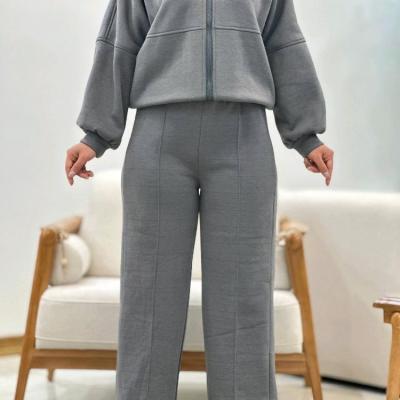 ست هودی شلوار داخل کرکی مدل آیسو.موجودی سوال شود