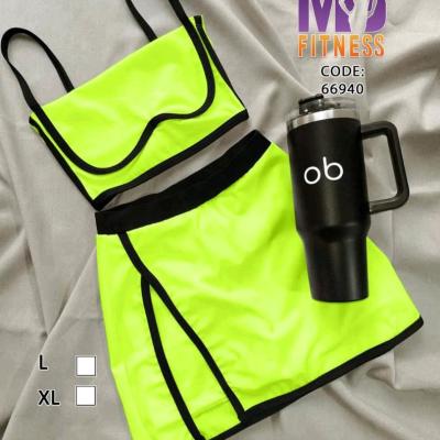 ست ورزشی تاپ دامن دخترونه فلامنت 66940