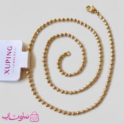 زنجیر زنانه ژوپینگ مدل آلبرنادو 45 سانت 2 میل کد 244