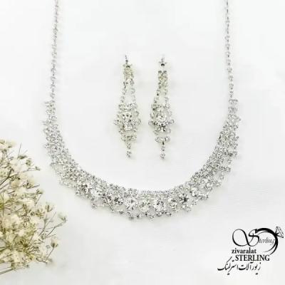 سرویس جواهری زنانه طرح طلا کد 20340