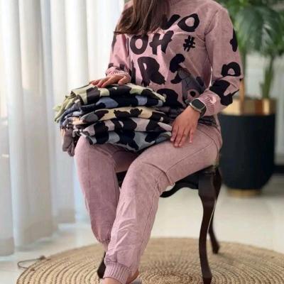 ست بلوز شلوار گلکسی نخ پنبه سنگشور آدنا