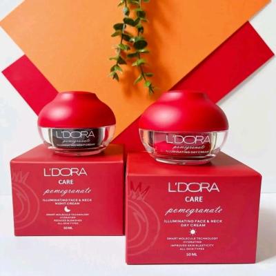 کرم های روشن کننده انار روز و شب لدورا