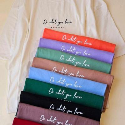 تیشرت زنانه قواره باکسی عرض 65 سانت