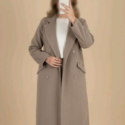 پالتو زنانه فوتر آستردار بلند مدل آرال ترک