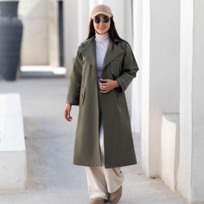 بارانی کتان مدل نورا