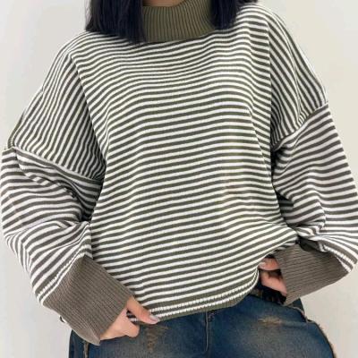 ژاکت بافت زنانه راه راه