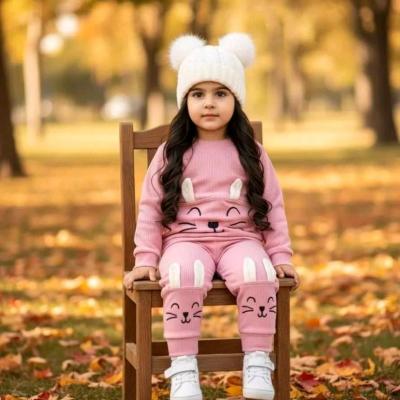 بلوز شلوار کبریتی بچگانه خرس و خرگوش سایز 35،40