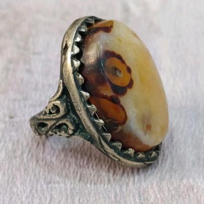 انگشتر عقیق باباقوری کهنه درشت