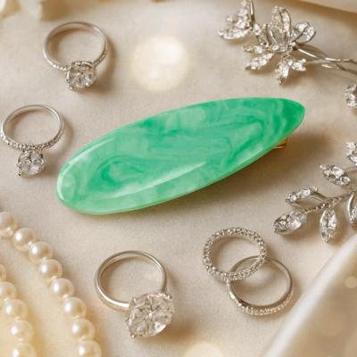 گیره رزینی سبز ابروبادی