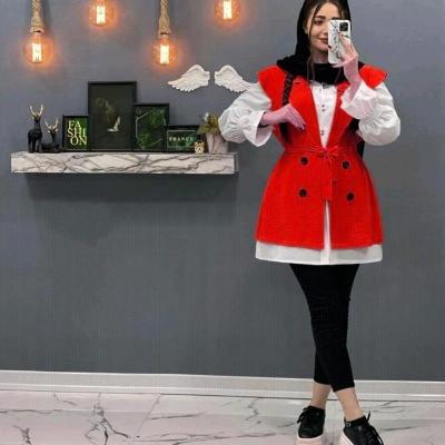 دو تیکه وست میکرو و شومیز داکرون آوینا