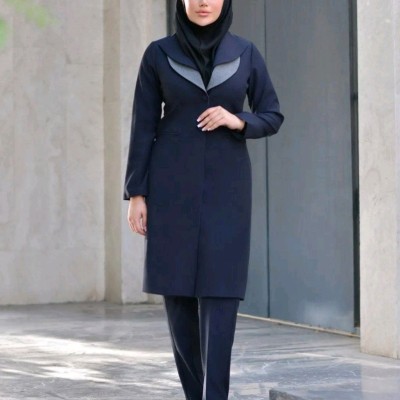 کد 23. 26 مدل توسکا مانتو شلوار اداری-151594