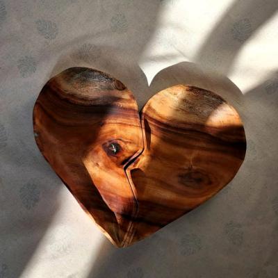 قلب پازلی چوبی