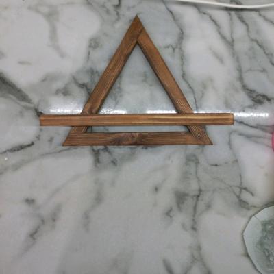 شلف چوبی مثلثی