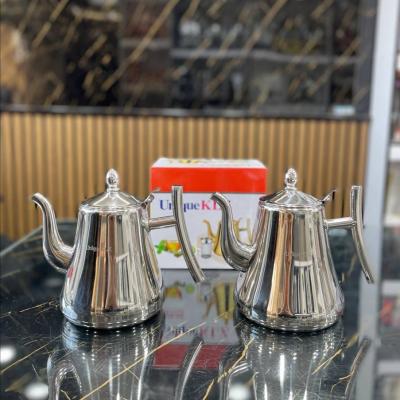 قوری تمام استیل دسته بغل-153361