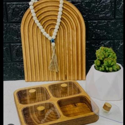 تی باکس 4خونه چوبی