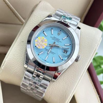 ساعت مردانه رولکس صفحه فیروزه ای Rolex-153485