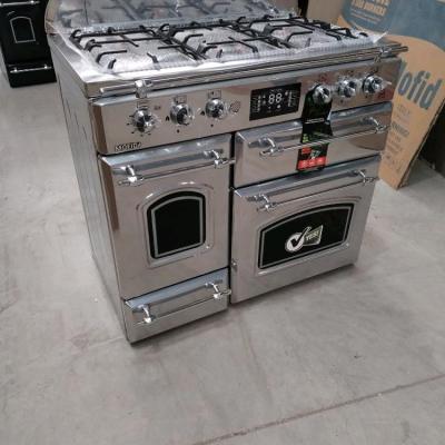 اجاق گاز کابینتی طرح فر 5 شعله صفحه استیل