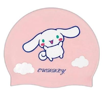 کلاه شنا بچه گانه سیلیکونی طرح cuddly ( صورتی )