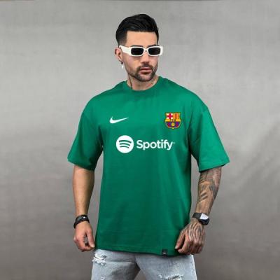 تیشرت تیم فوتبال لباس بارسلونا رنگ سبز
