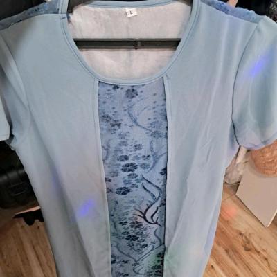 بلوز مجلسی استین کوتاه حریر مجلسی استین کوتاه