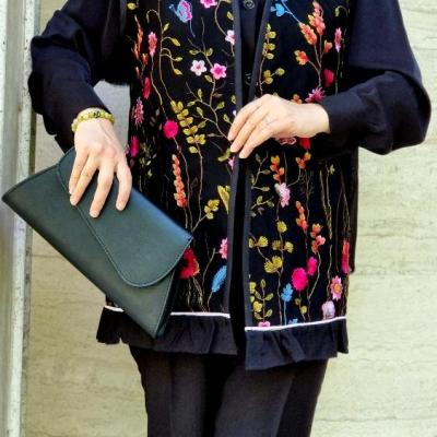 وست مجلسی زنانه زندیه مدل باغ گل