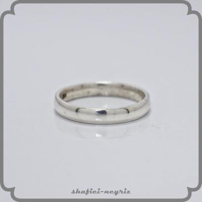 انگشتر نقره مردانه و زنانه طرح حلقه ساده