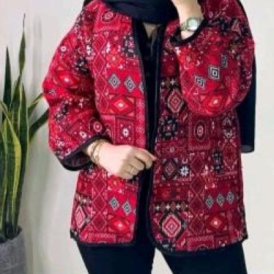 مانتو کتی زنانه مدل گلیمی