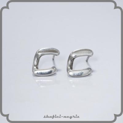 گوشواره نقره زنانه طرح کارتیه