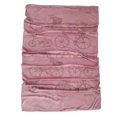 حوله استخری نانو میکروفایبر طرح دوچرخه 70 در 140 سانتی‌متر