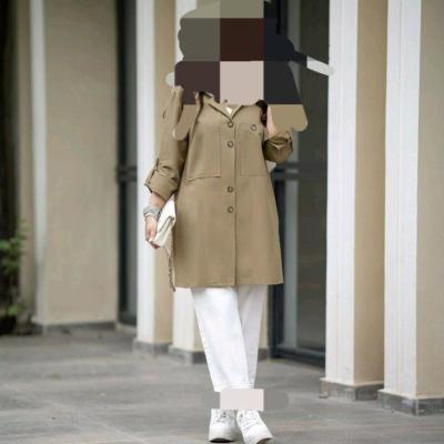 مانتو دخترانه کتان آیلدیز مدل بهار