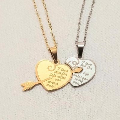 ست گردنبند دوستی مدل قلب و تیر