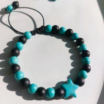 دستبند فیروزه و اونیکس