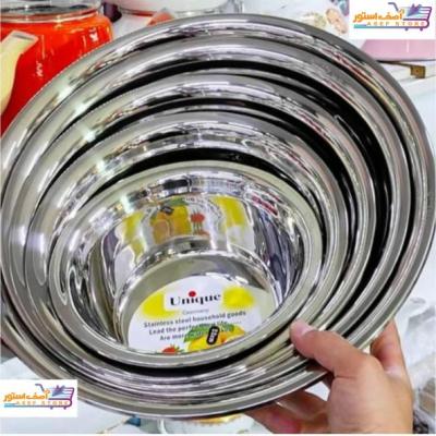 لگن استیل 5پارچه یونیک