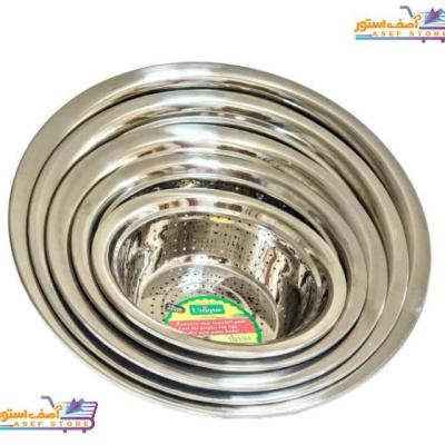 آبکش 5 پارچه استیل یونیک