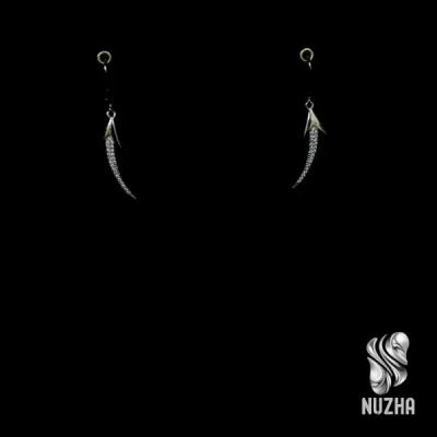 گوشواره نقره دخترانه کدgn1004