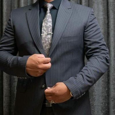 کت و شلوار دیپلمات طوسی تیره پارچه عالیجناب مردانه از سایز 50 تا 58