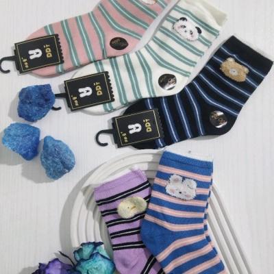 جوراب بچگانه نیم ساق راه راه