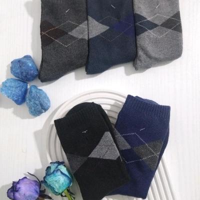 جوراب موهر مردانه طرح لوزی