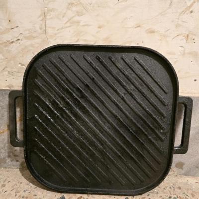 استیک پز چدنی مربعی آببندی شده و بدون روکش شیمایی