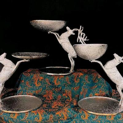 ست گوزن 3تایی ایستاده