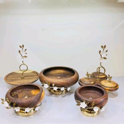 ست پذیرایی شکوفه برنجی