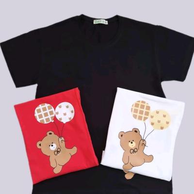 تیشرت زنانه و دخترانه طرح تدی جنس نخ پنبه