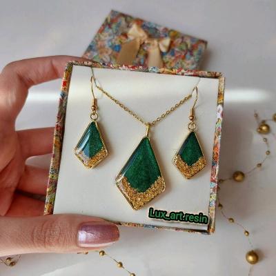 نیم ست زیبا لوزی