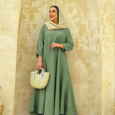 پیراهن ساحلی شانتون سوپر کلوش مدل جزیره - کد 4114