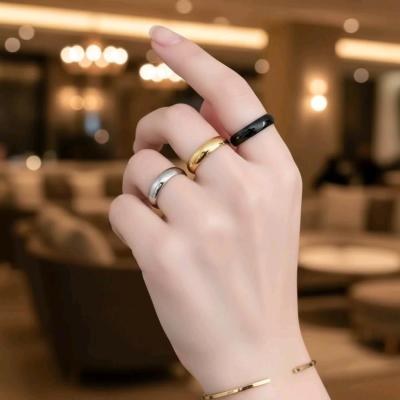 پک سه عددی حلقه استیل ساده رنگ انتخابی