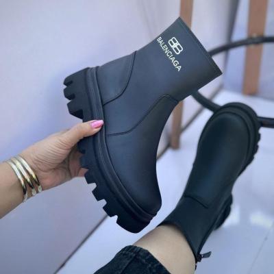 کفش پوتین ساقدار بوت لژدار پوتین - بوت دخترانه- بوت زیره پی یو دخترانه