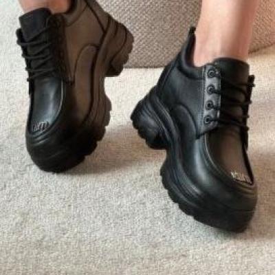 کفش لوفر لژدار نیم ساق