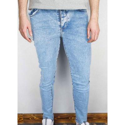 شلوار جین آبی برفکی مردانه کد 30013